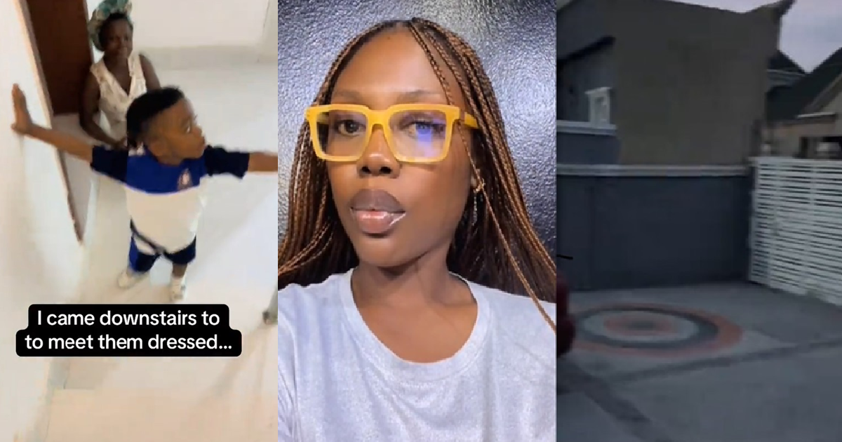 “My nanny prepared my kids for school at 7:00 pm” – Lady shares what her kid’s nanny did after taking a nap (VIDEO)