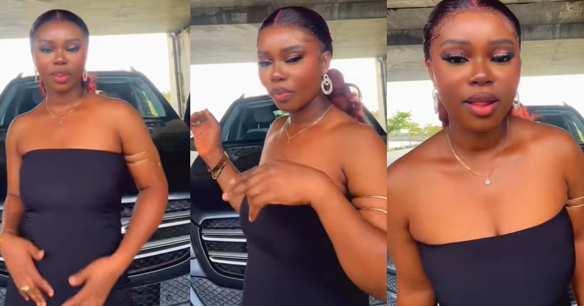 “I’ll leave the baby for your mother and return after 20 years to beg” – Lady jokes about how she would avoid being a single mother (WATCH)