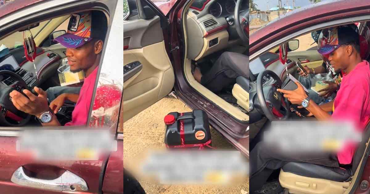 Online users critic!zed a surprise vendor for laughing hysterically while delivering an “I’m sorry” package to the client’s boyfriend (Watch)