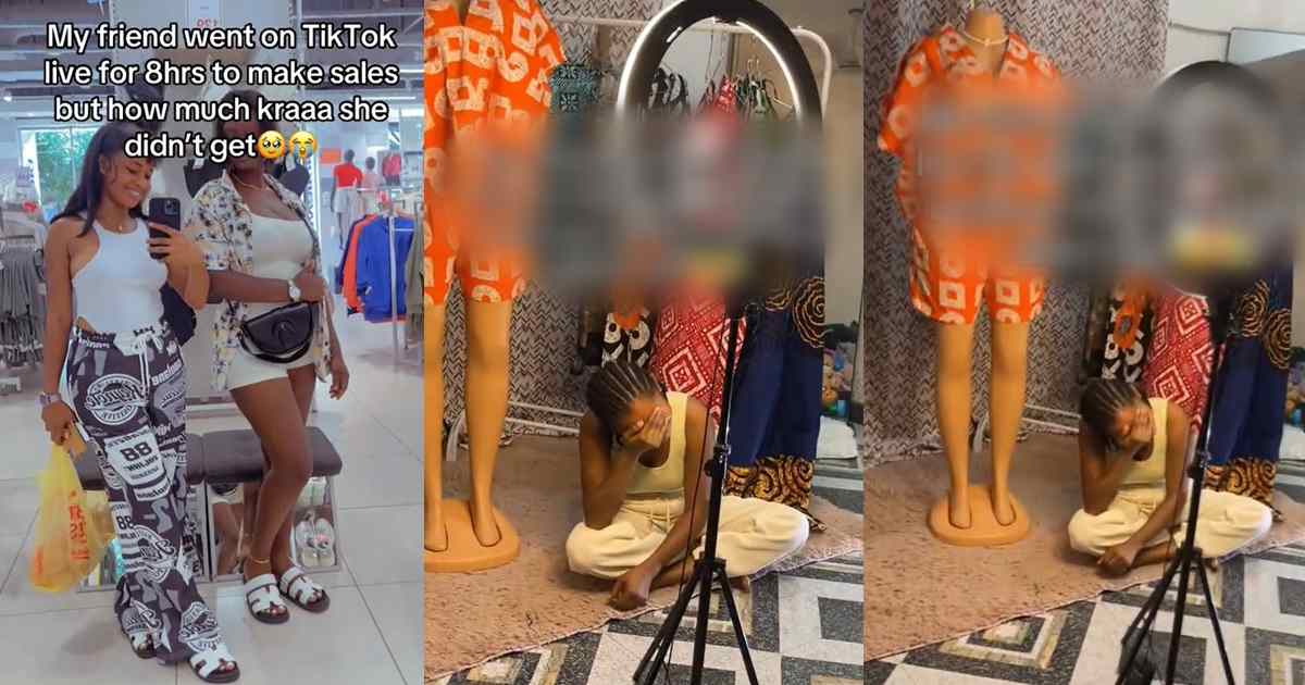 “8 Hours, No Sales” – Fashion designer brɘaks down in tɘars after a long TikTok live session yields no results (VIDEO)