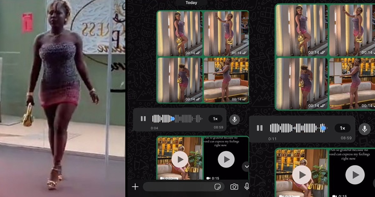 Lady shares her dad’s reaction after she sent him her birthday pictures without background music (WATCH)