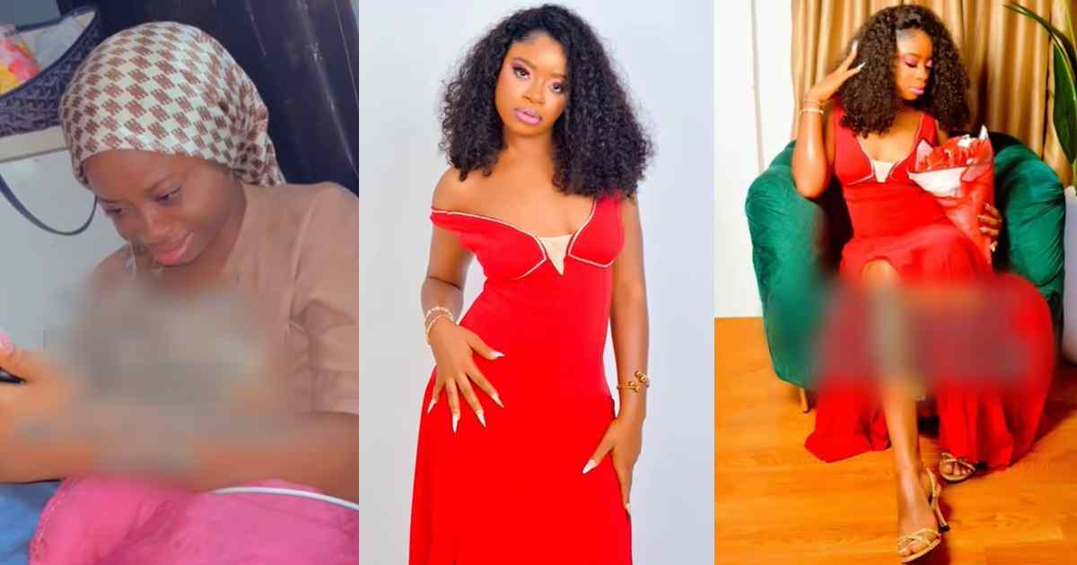 “It’s my first birthday photoshoot” – Lady dɘvastated as photographer sends poorly edited pictures on her birthday (VIDEO)