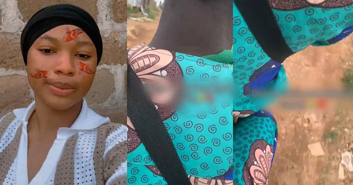 “you day call your boyfriend bikeman” – Online users react after lady claimed she wore a similar Ankara with a bike man (WATCH)