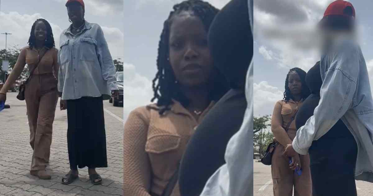 Lady Surprises Her Friend with a Pregnancy Bump Reveal (VIDEO)