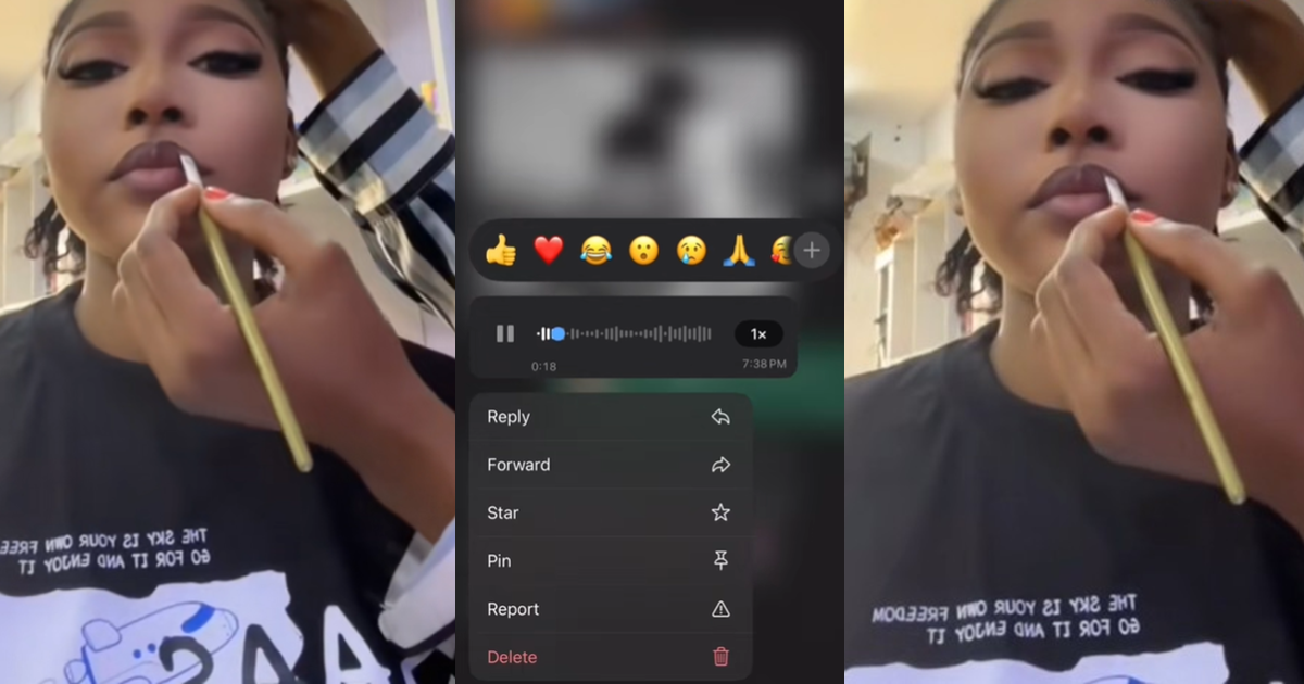 “I would like to provide you with a daily feeding allowance” – Lady stúnned after a park driver tried to woo her via voice message after she received her package from him (WATCH)