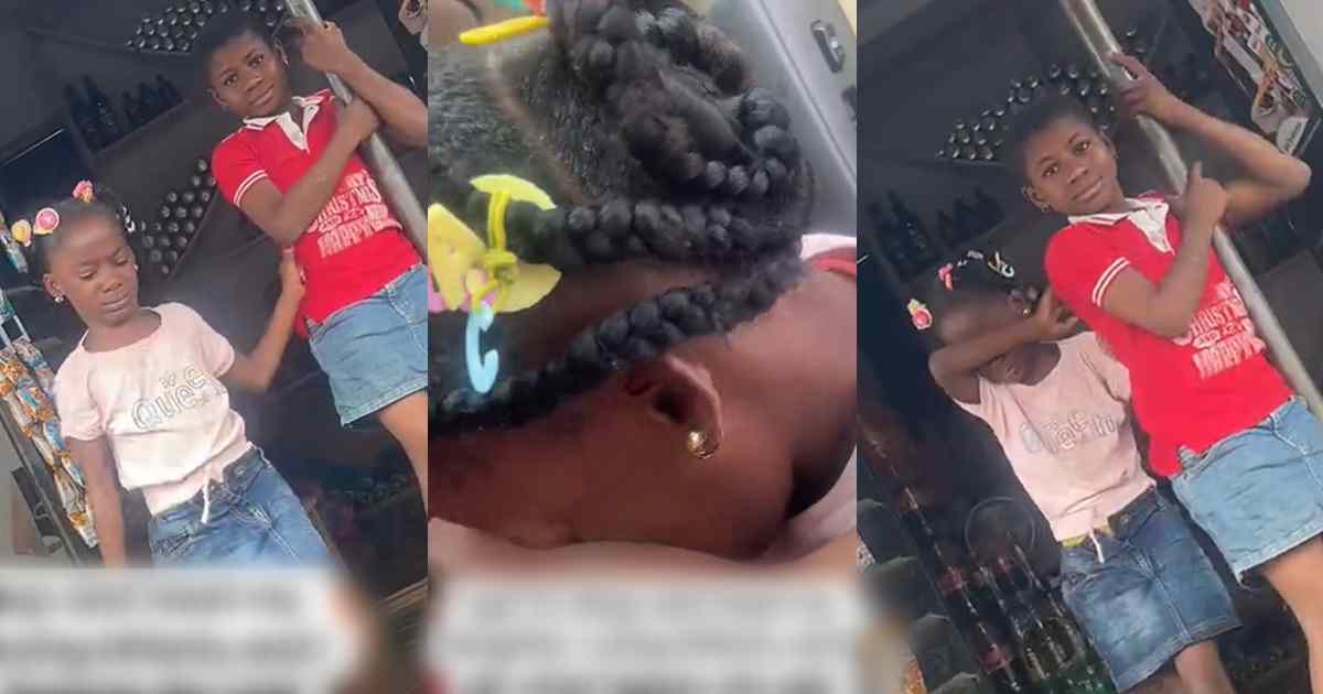 “They sold goods worth ₦50  since morning” – Woman Shares Daughter’s Emotional Breakd0wn After Slow Day at the Shop (VIDEO)