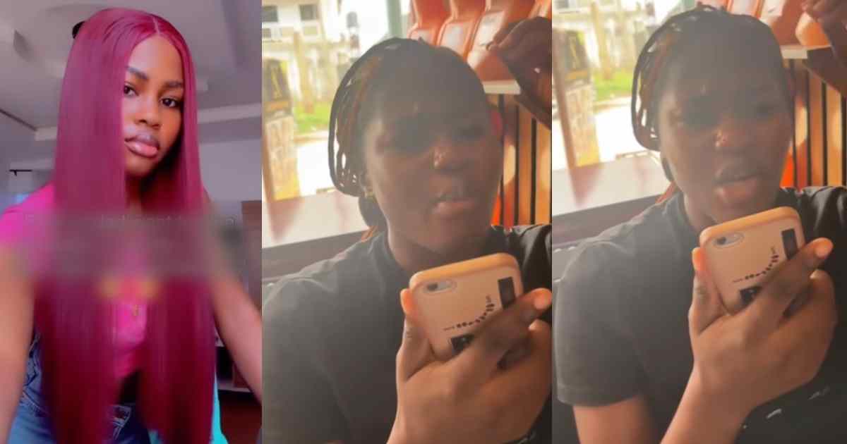 Lady fumɘs as her dad tries to share her phone number with a stranger to pray for her because she was unmarried at 27 (WATCH)