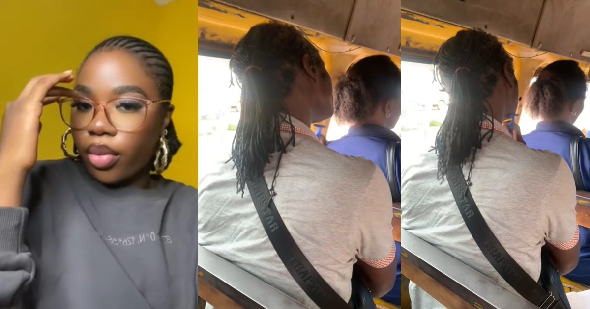 Lady shares her public transport experience after seeing a man shaving on a public bus (WATCH)