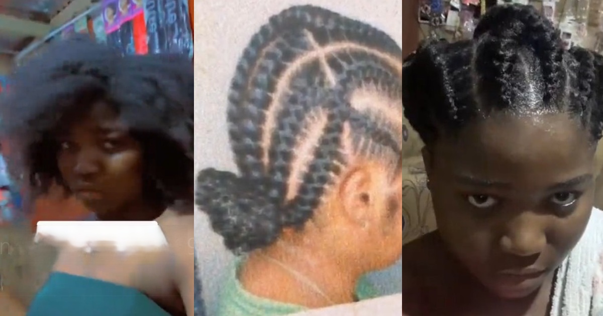 “This is not what I asked for” – Lady shares trag!c hairstyle fa!l in viral “What I Wanted vs What I Got” video (WATCH)