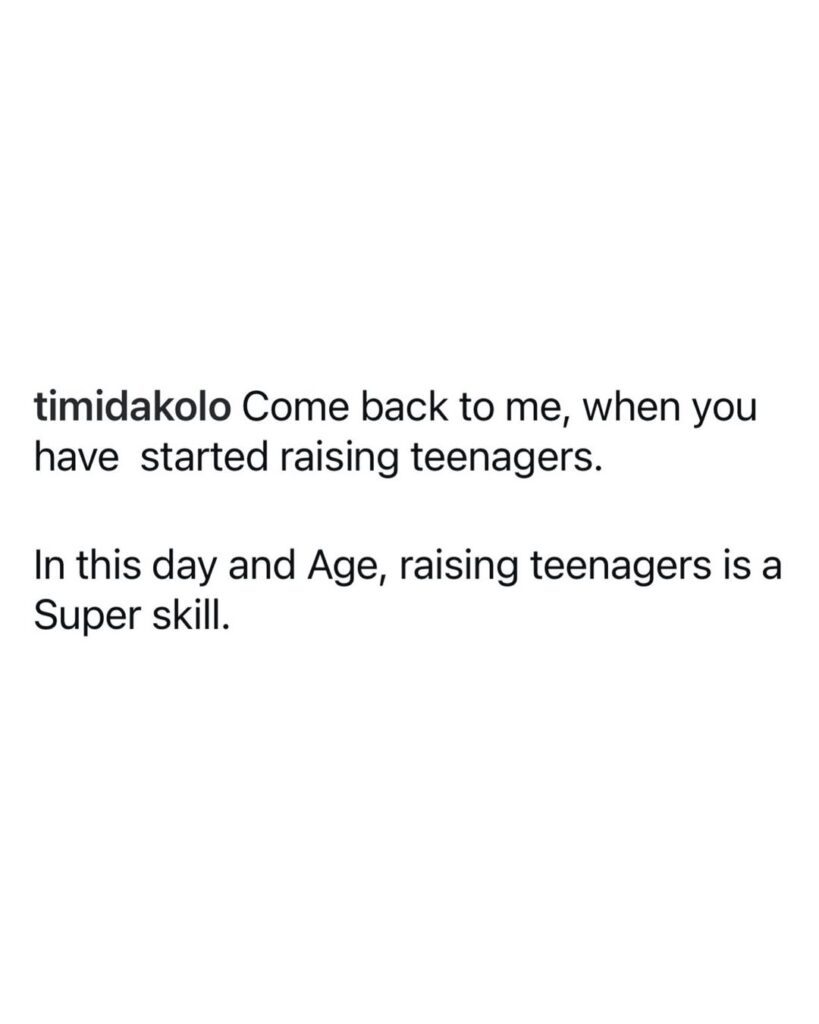 “In this day and age, raising teenagers is a Super skill” – Singer ...