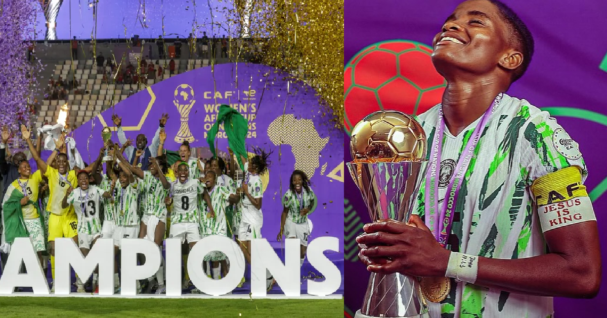“We did it! Mission X accomplished” – Super Falcons’ captain, Rasheedat Ajibade, celebrates 10th WAFCON victory.