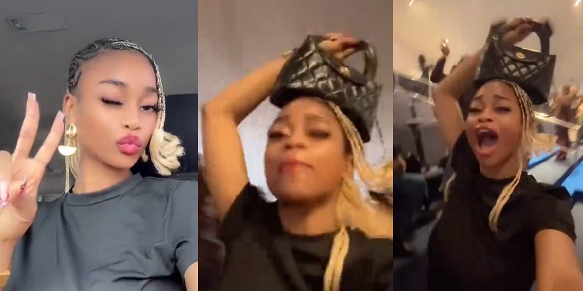 Lady shares how she’s always in a dance competition with King David in church (WATCH)