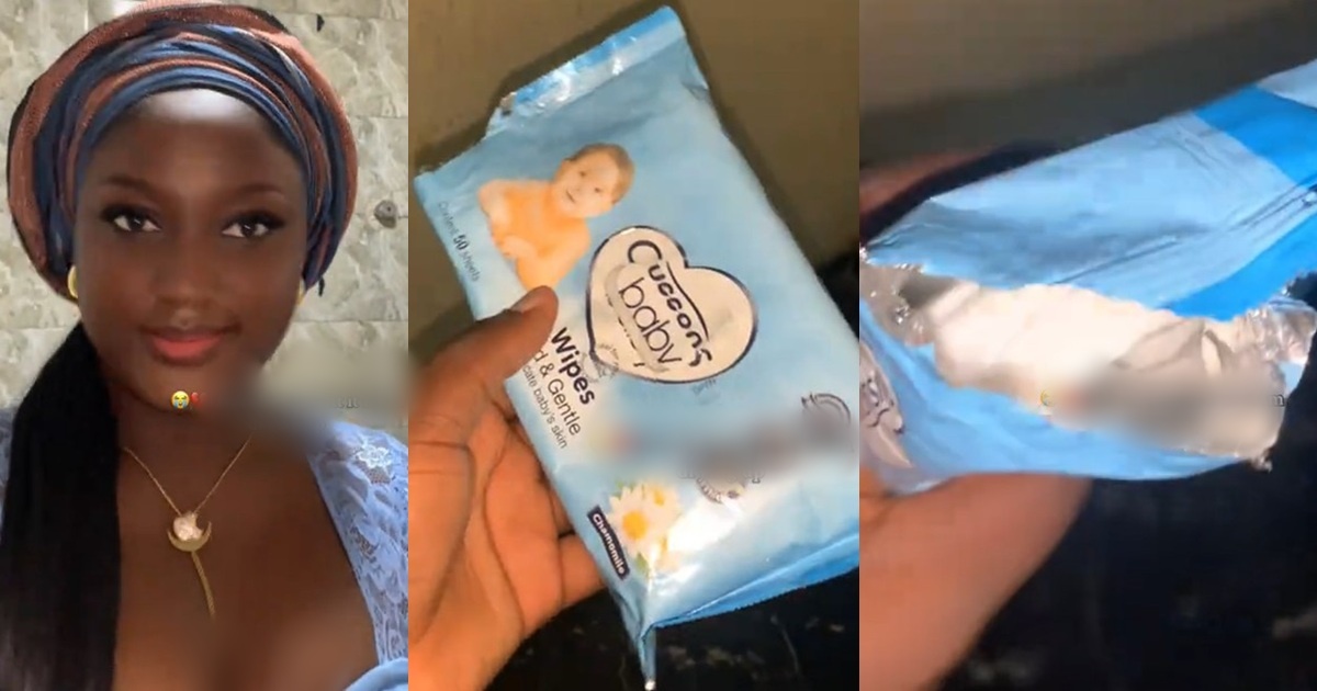 Woman shares how her husband opened a pack of baby wipes after she asked him to bring one (WATCH)