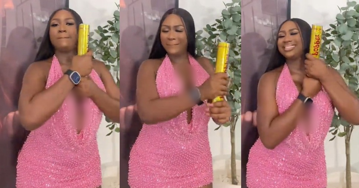 Lady shares hilarious moment her birthday confetti disgraced her on camera (WATCH).