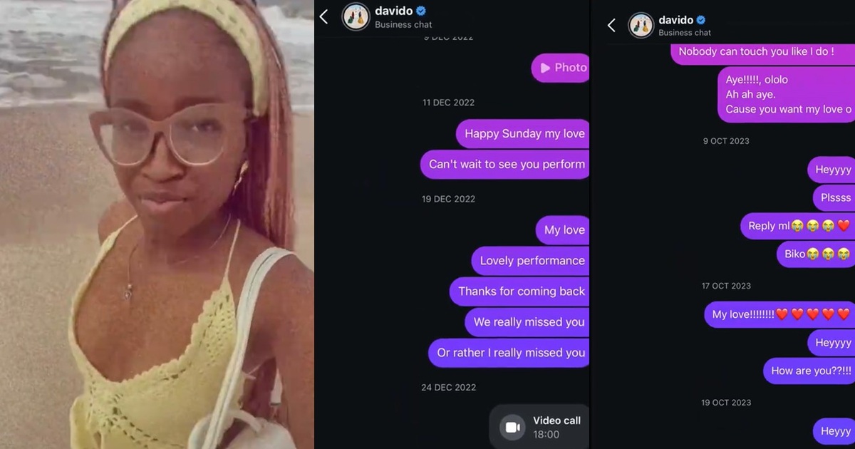 Lady reveals she was once obsessed with Davido and would bombard his DM with messages (WATCH)