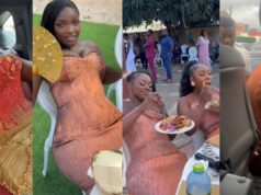 “The corset was CORSETTING”- Lady shares hilarious experience after getting overly snatched in corset dresses at a party.