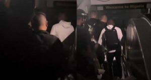 Traveler shocked after landing in complete darkness at Lagos Murtala Muhammed International Airport (VIDEO)