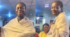 New mother praised by fellow choristers for returning to practice a day after giving birth (WATCH)