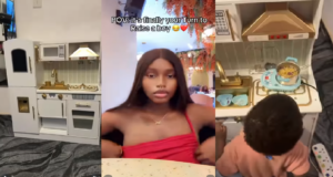 “It’s finally you Turn to Raise a boy” – A young mother shares how she raises her son to be more independent (VIDEO)