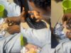 “This boy just dey disgrace me” – Man reveals his friend’s hilarious attempt at eating shawarma for the first time (Watch)