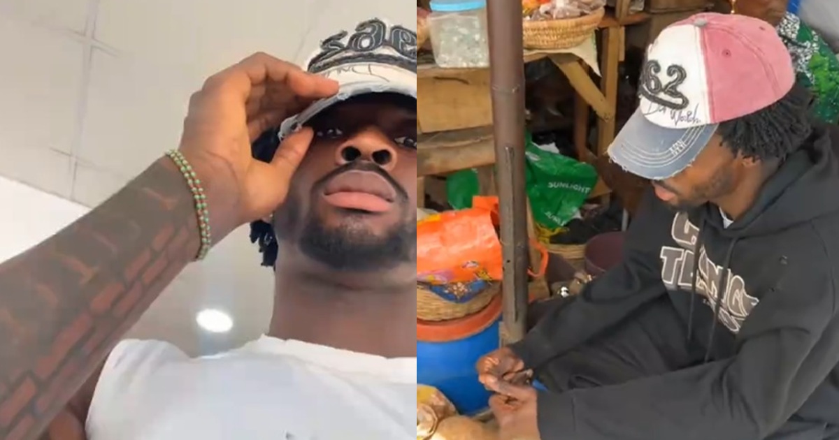 Man reveals he dresses differently to his mum’s shop to hide his tattoo from the market people (Watch)