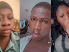 “See the boy you loved, very handsome fish” – Lady shares how her mum teases her with an old video of herself and her ex-boyfriend (Watch)