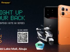Infinix Light Up Your Back