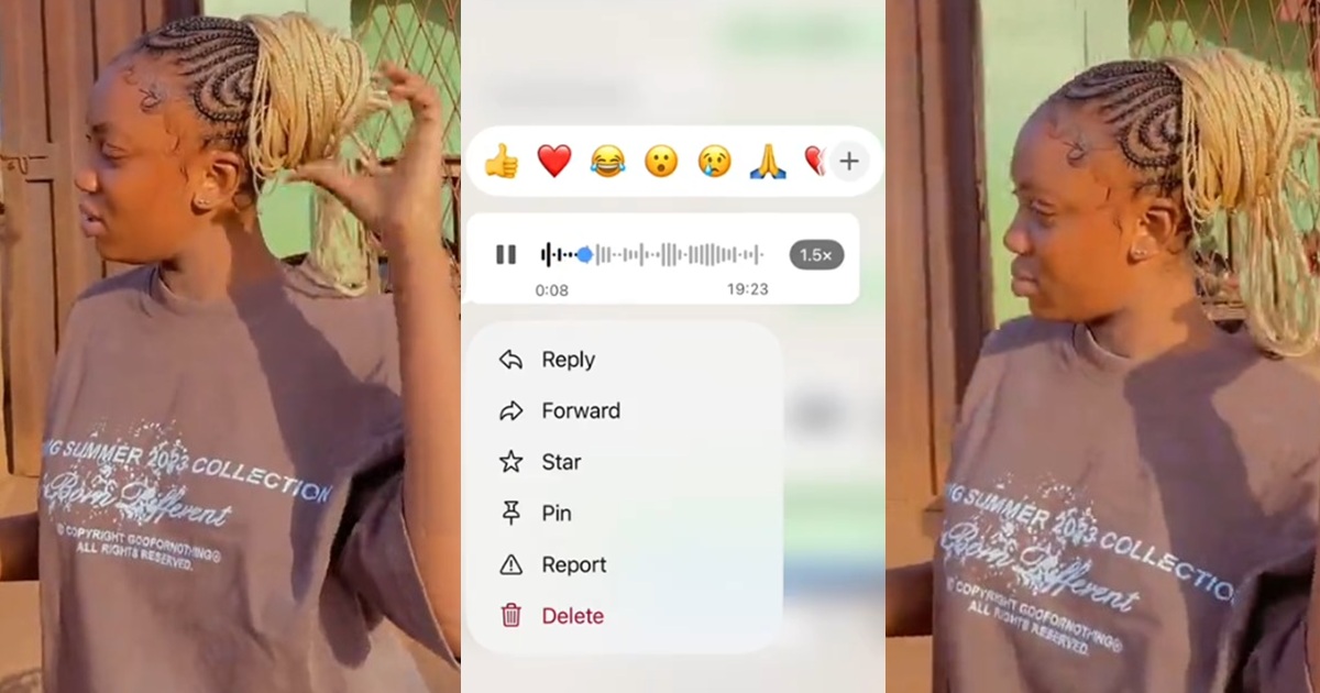 “I know how to deal with you” — Lady shares her dad’s response after he paid for her hair (Watch)