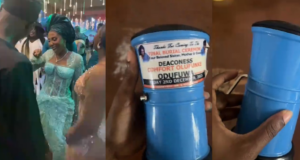 Family stunned after receiving “funeral souvenir” as wedding gift (Watch)