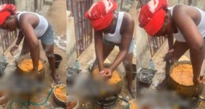 Nigerian Chef Faces Criticism Over Cooking Method and Hygiene During Bulk Order (Watch)