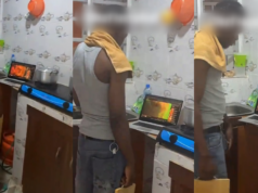 “Chef needed” – Man caught watching cooking tutorial while in the kitchen (Video)