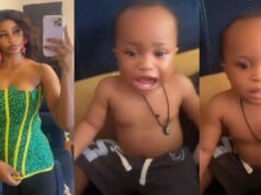 Mum reveals how her toddler stopped crying after spotting the camera (Video)