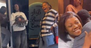 “They even came with their friends” — Lady surprises her siblings with her new shop after pranking them that someone was insulting her (watch)