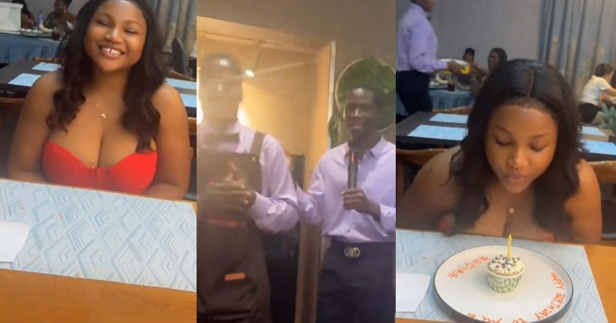 Lady and her friend criticized after faking a birthday to get a free cake at a restaurant (WATCH)