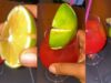 Lady stunned after lounge serves cocktail with half an orange (WATCH)