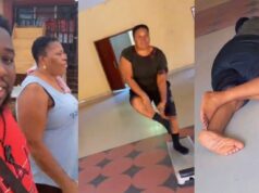 Man shares mum’s hilarious aftermath after hitting the gym to get a flat tummy and look like a sweet 16 (Watch)