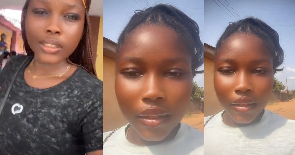 Lady left embarrassed after running into her ex-boyfriend while wearing ...