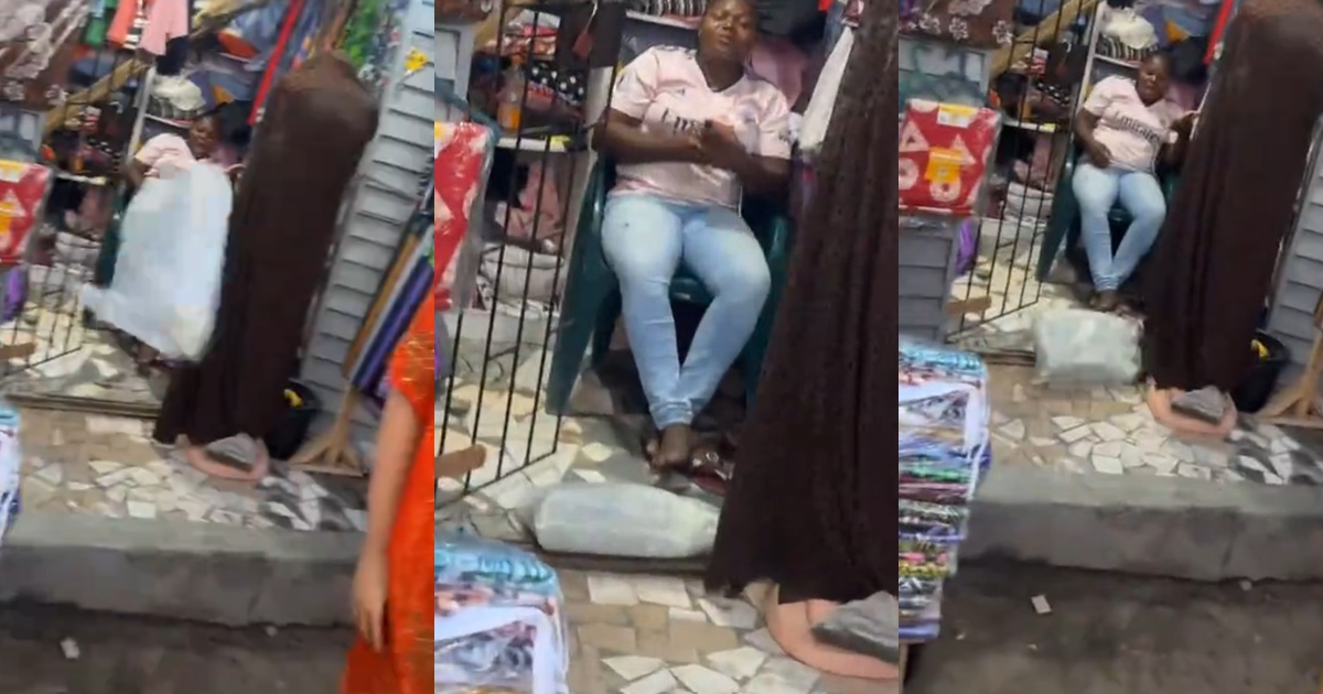 “Air delivery” – Vendor delivers bag ordered by a friend by tossing it into the shop while passing by on bike (Watch)