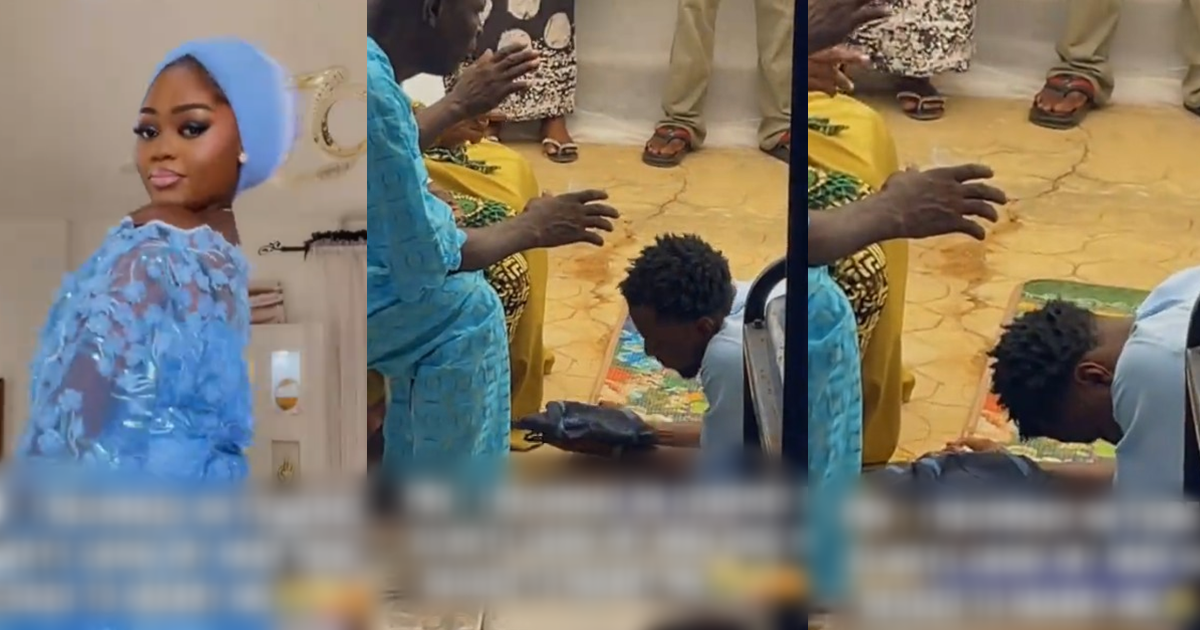 Lady keeps evidence to show her husband how he begged to marry her (Watch)