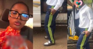 “They told him to return his bag” – Man’s unusual outfit draws police attention during a public transport stop and search (Watch)