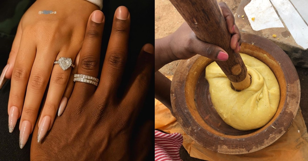 Man brɘaks up with fiancée because she refused to pound yam for his mother