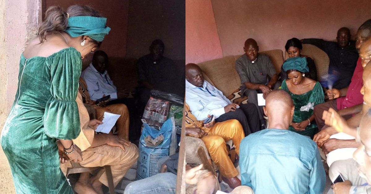 Nigerian Lady Reveals She and Her Husband Were Not on Speaking Terms the Day He Paid Her Bride Price