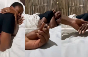 Lady wakes up engaged after boyfriend proposes while she was asleep (Watch)