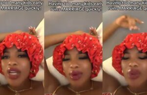 “If you have only one child that is not up to 3years, you have no buissiness giving birth again” – Lady tells married women