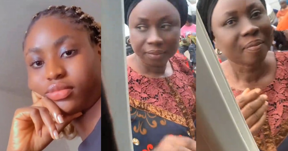“You’d think I was traveling abroad”- Lady Amused as her mum gets emotional at the motor park (Watch)