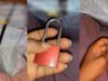 Lady shocked after her sister locked up her clothes before leaving for NYSC Camp (Video)