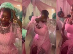 Lady reveals how she removed her “sheep clothing” ahead of an after-party celebration (Watch)