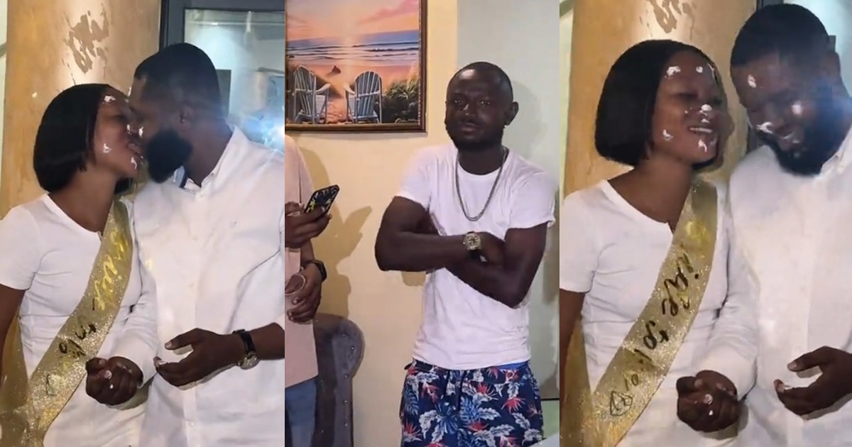 Man left speechless as his younger sister kisses her husband-to-be at a family function (WATCH)