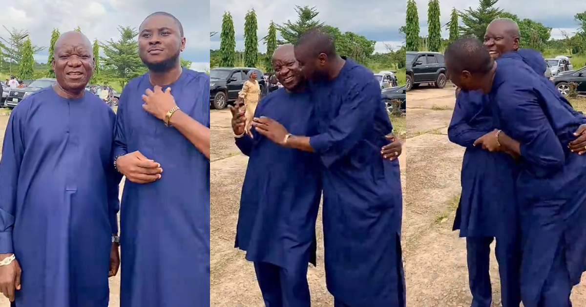 Lady shares hilarious moment her brother stopped their dad from attempting the “clock it” trend (Video)