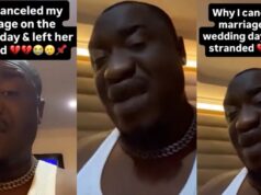Man spends 6M on wedding just so he could ditch his bride on the altar for che@ting on him